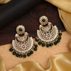 Green Color Kundan Matha Patti With Earring Tikka Set (MTP401GRN)