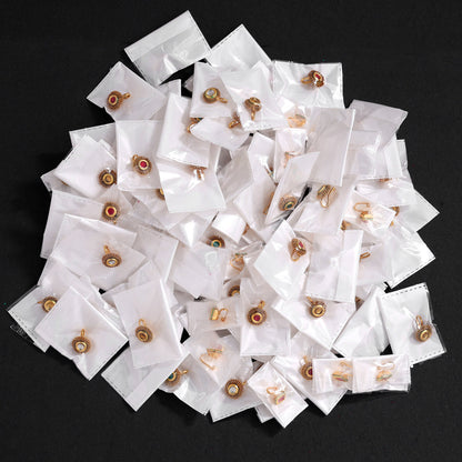 100 Pieces Nose Pin Assorted Color And Design Combo (NSP285CMB)