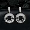 Off White Color Premium American Diamond Earrings (PADE356OWHT)