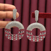 Rani Color Premium American Diamond Earrings (PADE356RNI)