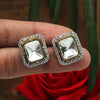 White Color Premium American Diamond Earrings (PADE361WHT)