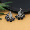 Blue Color Premium American Diamond Earrings (PADE366BLU)