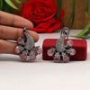Pink Color Premium American Diamond Earrings (PADE366PNK)
