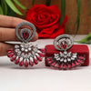 Rani Color Premium American Diamond Earrings (PADE368RNI)