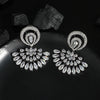White Color Premium American Diamond Earrings (PADE368WHT)