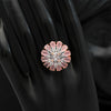 Pink Color Premium American Diamond Rings (PADR478PNK)