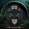 Black Color Premium American Diamond Necklaces Set (PCZN692BLK)