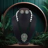Green Color Premium American Diamond Necklaces Set (PCZN693GRN)