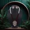 Maroon Color Premium American Diamond Necklaces Set (PCZN693MRN)