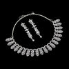 Preyans Luxury Silver Color American Diamond Premium Necklace Set (PCZN706SLV)