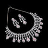 Preyans Luxury Pink Color American Diamond Premium Necklace Set (PCZN721PNK)