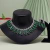 Preyans Luxury Green Color American Diamond Premium Necklace Set (PCZN753GRN-PR)