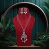Rani Color American Diamond Premium Necklace Set (PCZN785RNI)