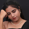 Preyans Luxury White Color American Diamond Premium Necklace Set (PCZN881WHT-PR)