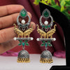 Green Color Premium Oxidised Earrings (PGSE2606GRN)