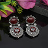 Maroon Color Premium Oxidised Earrings (PGSE2611MRN)