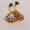 Green Color Royal Rajput Jewellry Rajasthani Pochi Bajubandh Armlet Set (PHI109GRN)