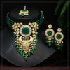 Green Color Choker Premium Kundan Necklace Set (PKN1197GRN)