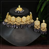 Gray Color Choker Premium Kundan Necklace Set (PKN1198GRY)