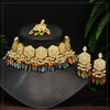 Multi Color Choker Premium Kundan Necklace Set (PKN1198MLT)