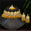 Yellow Color Choker Premium Kundan Necklace Set (PKN1198YLW)