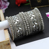 Silver Color 1 Set Of Bangle Size: 2.6 (PLKB683SLV-2.6)