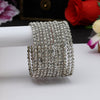 Silver Color 1 Set Of Bangle Size: 2.8 (PLKB712SLV-2.8)