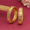 Gold Color 6 Pair Of Bangles Combo Size(1 Pair Of 2.4, 2 Pair Of 2.6, 2 Pair Of 2.8, 1 Pair Of 2.10) (PLKBCMB443)