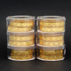 Gold Color 6 Pair Of Bangles Combo Size(2 Pair Of 2.4, 2 Pair Of 2.6, 1 Pair Of 2.8, 1 Pair Of 2.10) (PLKBCMB449)