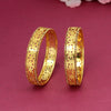 Gold Color 6 Pair Of Bangles Combo Size(2 Pair Of 2.4, 2 Pair Of 2.6, 1 Pair Of 2.8, 1 Pair Of 2.10) (PLKBCMB449)