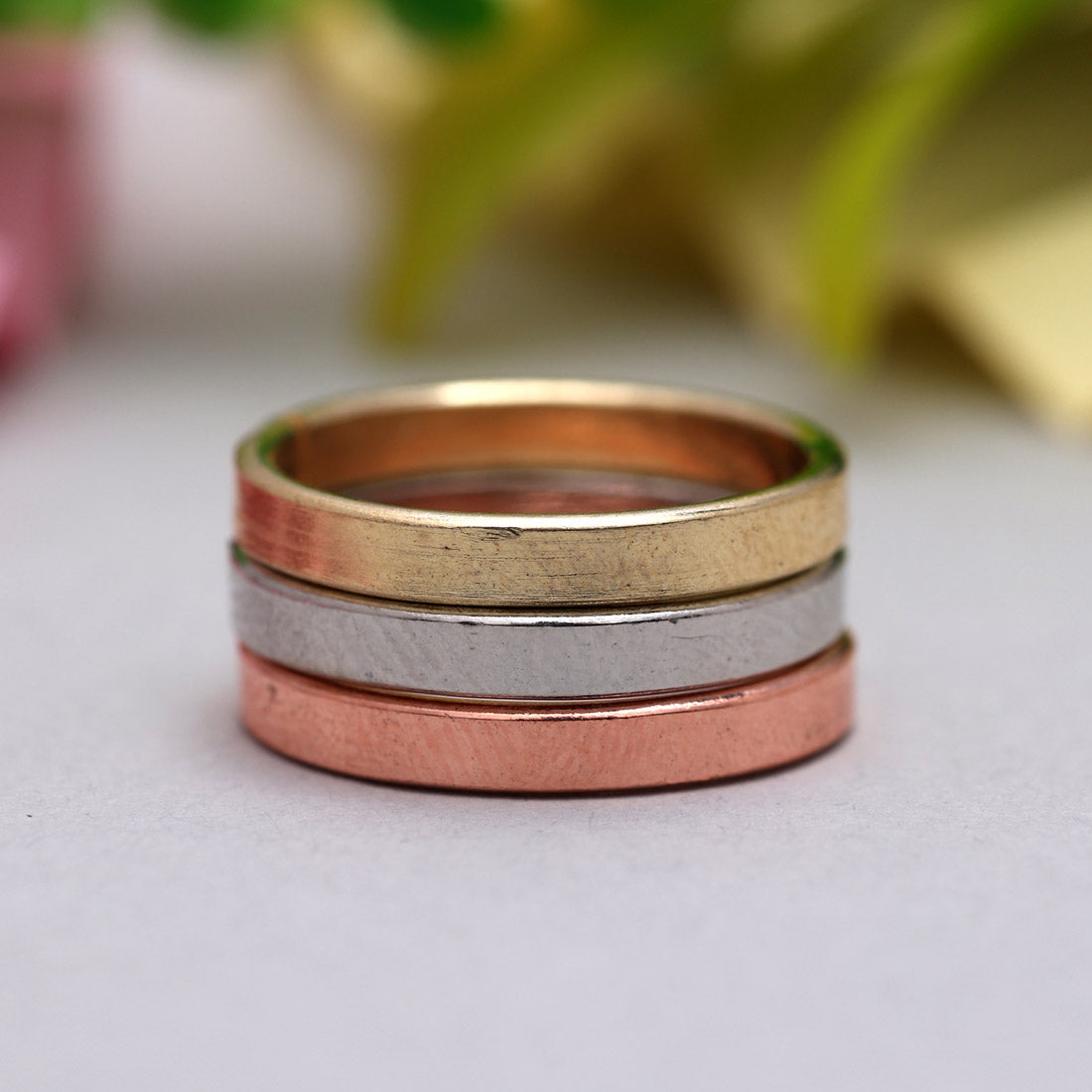 Multi Color 3 Pieces Bracelets & Rings (PLKBCMB566)
