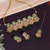 Green Color Premium Meenakari Necklace Set (PMKN506GRN)