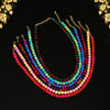 Assorted Color 6 Pieces Of Beads Necklace (PN101CMB)