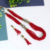 Maroon Color Beads Necklace Set (PN727MRN)