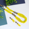 Yellow Color Beads Necklace Set (PN727YLW)