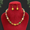 Multi Color Beads Necklace Set (PN728MLT)