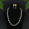 Green Color Stone Necklace Set (PN735GRN)