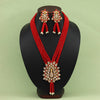 Red Color Jewellery Rani Haar (PN768RED)