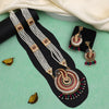 Multi Color Meena Work Rajputi Jewellery Rani Haar (PN778MLT)