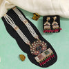 Multi Color Meena Work Rajputi Jewellery Rani Haar (PN783MLT)