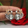 Peach Color Premium Daak Polki Earrings (PPLE101PCH)
