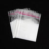 Transparent Self Adhesive Resealable Plastic Jewellery Pouch (Bag) (PTB141CMB)