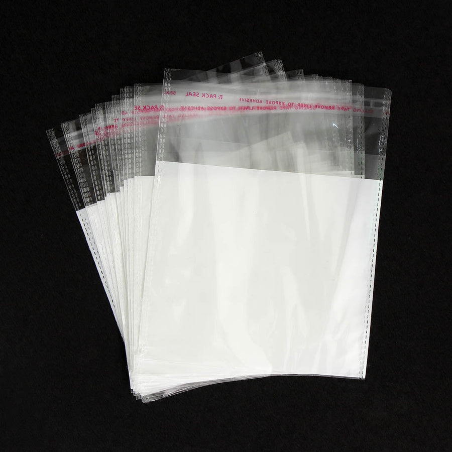 Transparent Self Adhesive Resealable Plastic Jewellery Pouch Bag PT