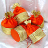 Orange Color 5 Potli Velvet Bags (PTB150CMB)