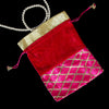 Assorted Color Color Velvet 5 Potli Velvet Bags (PTB216CMB)