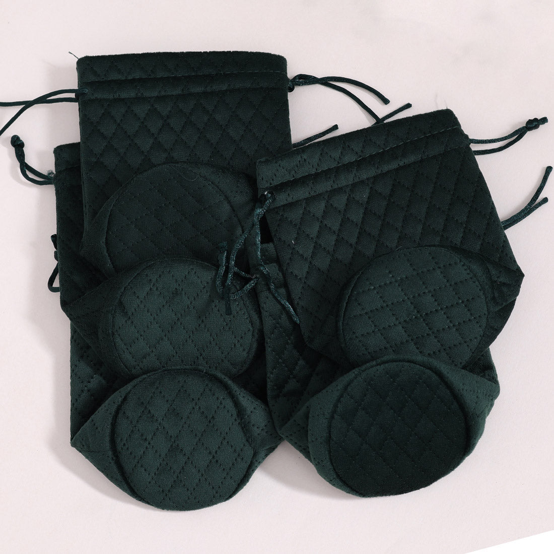 Green Color 5 Potli Bags (PTB224CMB)