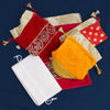 Assorted Color And Design 5 Potli Velvet Bags (PTB234CMB)