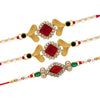 Maroon Color Combo Of 3 Pieces Rakhi (RKH342CMB)