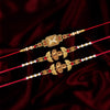 Gold Color Combo Of 3 Pieces Rakhi (RKH346CMB)