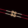 White Color Combo Of 2 Pieces Rakhi (RKH379CMB)